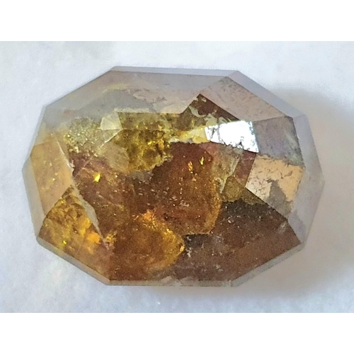 211 - Natural, untreated, 16.57ct SPHALARITE FROM SPAIN INCLUDED MASTER CUT