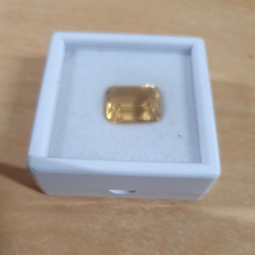 213 - Natural, untreated, 16.42ct cushion cut CITRINE from MADIERA