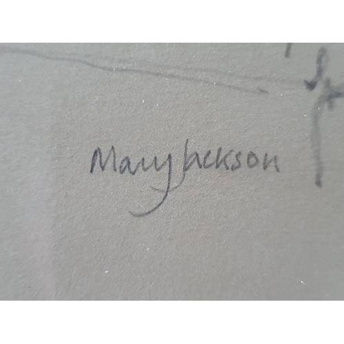 144 - Mary Jackson (British 20thC) watercolour cartoon sketch 