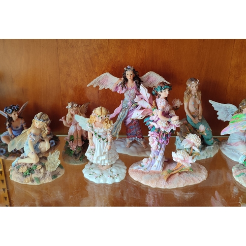 239 - Large collection of Leonardo fairy figurines by C. Haworth. approx. 120 figures