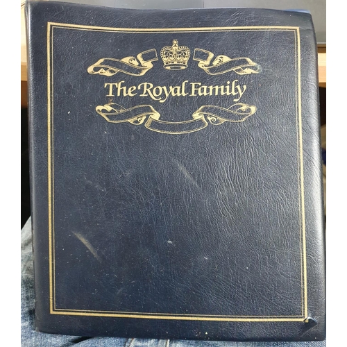 457 - Blue Royal Family album mainly relating to the Golden wedding of QEII & Prince Phillip, some with FD... 