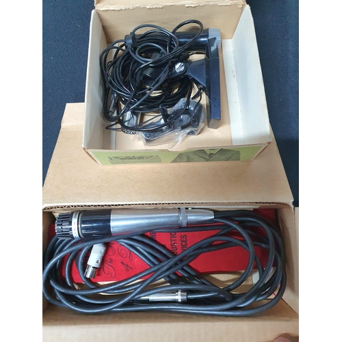 511 - Two boxed, vintage microphones (2)