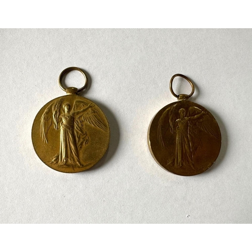 512 - 2 WW1 victory medals (no ribbons)