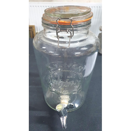 517 - Kilner glass drinks dispenser