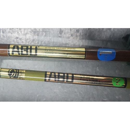 462 - ABU parazoom coarse rod and ABU Telescopic rod with rod bag