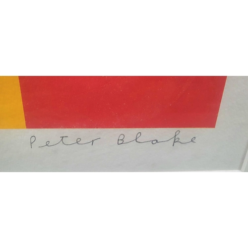 226A - Sir Peter BLAKE (British born 1932) signed in pencil, limited edition (152/175) screen print in colo... 