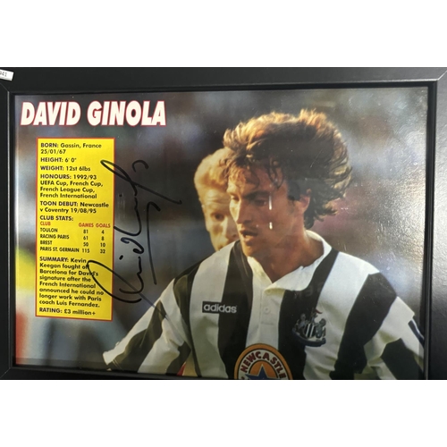 49 - Signed David Ginola when he played for Newcastle and 2 signed Golindo Bordin and 2 Baggio pictures