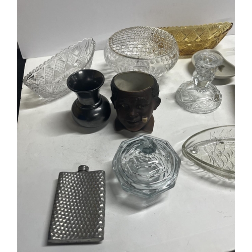 216 - Qty of glassware and ceramics etc