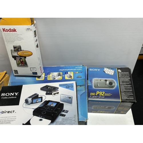 269 - 7 boxed items including Kodak and Sony