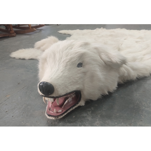 339 - A large Polar Bear rug, 190 x 170cm