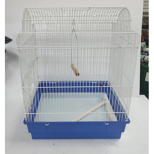 392 - Bird cage with floor stand