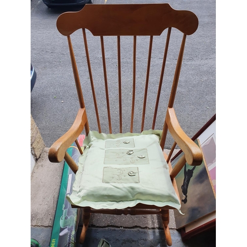 428 - Modern Pine rocker