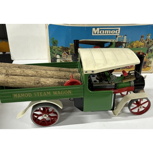 120C - Boxed Mamod steam wagon