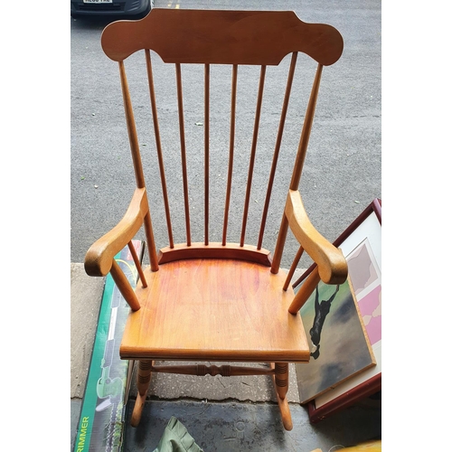 436 - Modern Pine rocker