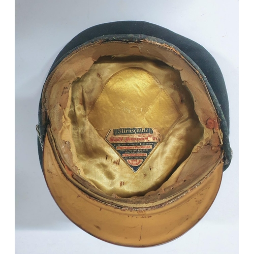 29 - Provenanced WWII Allgemeine SS Officer Visor Cap made by EREL of Berlin,

PROVENANCE - Purchased by ... 