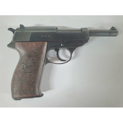 30 - Genuine WWII German Walther P.38 (with deactivation certificate) made by Mauser in 1944 with Bakelit... 