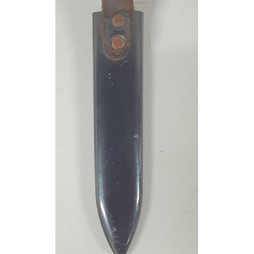 36 - Early (1933-35) Hitler Youth knife from a rare maker, Herm. Konejung A.-G .Solingen, with acid etche... 