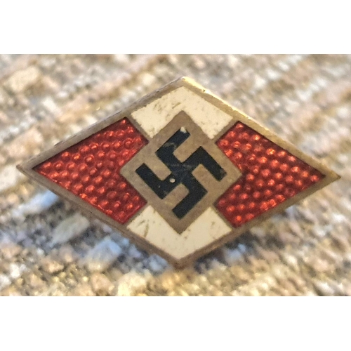 7 - German WWII Merit Cross 2nd Class with Swords medal together with 2 enamel Nazi party lapel badges (... 