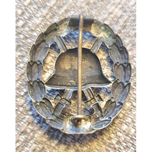 10 - WW1 German wound badge (open back)