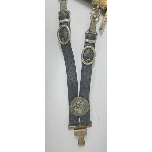 57 - Third Reich Hitler youth leaders dress dagger with hanging straps,

Third Reich Hitler Youth Leaders... 