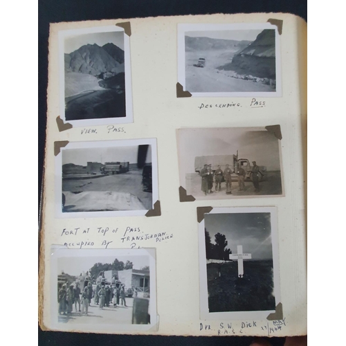 27 - Personal photo album taken by Private W Ward 228848 with his Kodak Brownie, Baby Special across Nort... 