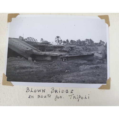 27 - Personal photo album taken by Private W Ward 228848 with his Kodak Brownie, Baby Special across Nort... 