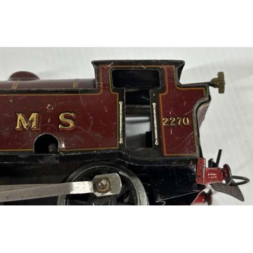 87 - 2 Hornby 0 Gauge LMS 2270 tank locomotive