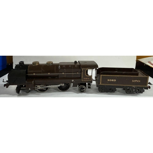 101 - Hornby O gauge clockwork 31801 Nord locomotive