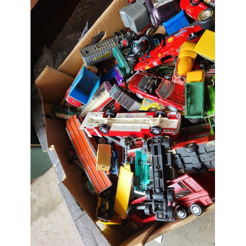 124 - Collection of various used die-cast cars etc (Qty)