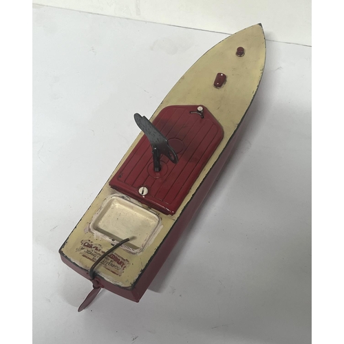 133 - Vintage Hornby ClockworkSpeedboat No 2 Swift