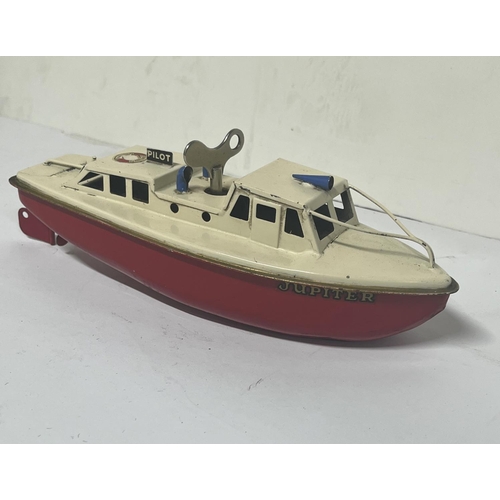 138 - Vintage Sutcliffe model clockwork speedboat