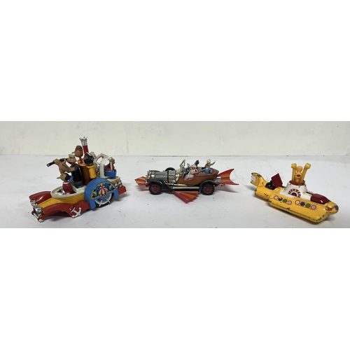 166 - Vintage Corgi Yellow Submarine The Beatles Popey & Chitty Chitty Bang Bang