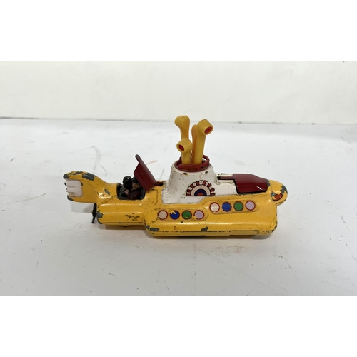 166 - Vintage Corgi Yellow Submarine The Beatles Popey & Chitty Chitty Bang Bang