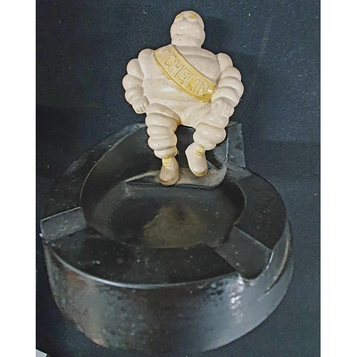 233 - Two vintage Bibendum Michelin Men ashtrays (2)