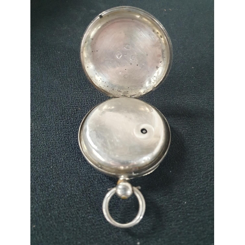 207 - Antique gents silver pocket watch