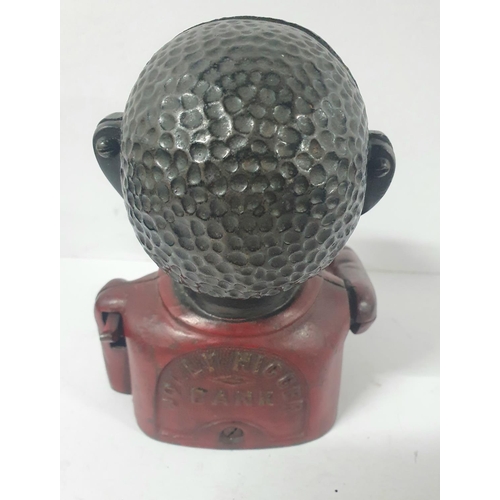 261 - Vintage cast iron money box