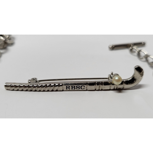 198 - Tiffany and Co. stamped 925 necklace and bracelet together with an 