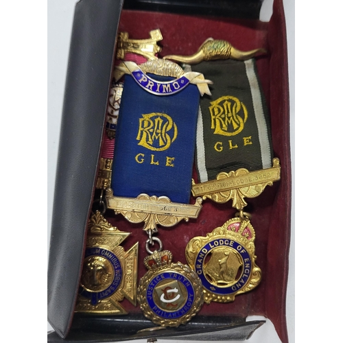 270 - Collection of masonic badges (Qty)