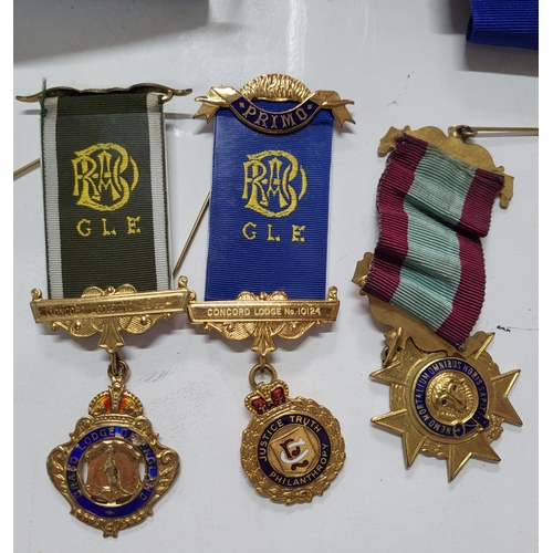 270 - Collection of masonic badges (Qty)