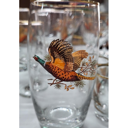 271 - Collection of Pheasant glasses