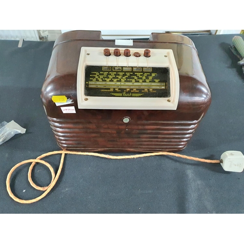 297 - Old Bakelite Bush radio,

Believed to be in working order