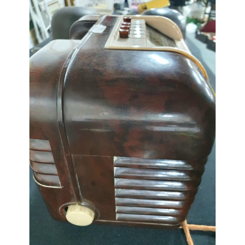 297 - Old Bakelite Bush radio,

Believed to be in working order