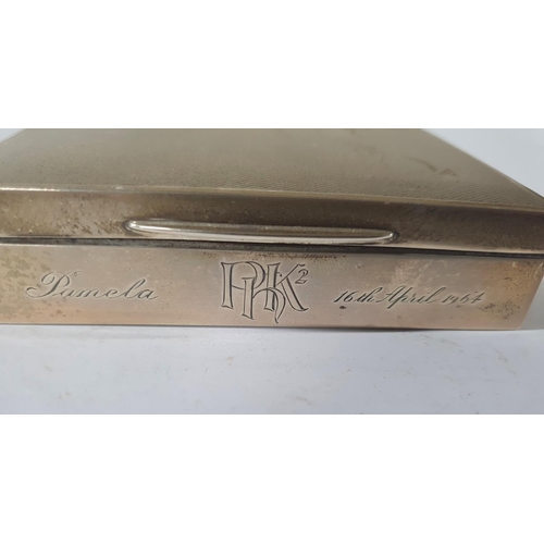 8 - BIRMINGHAM 1963 SILVER CIGARETTE BOX