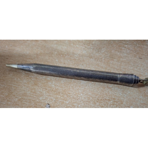 15 - Edwardian sterling silver propelling pencil