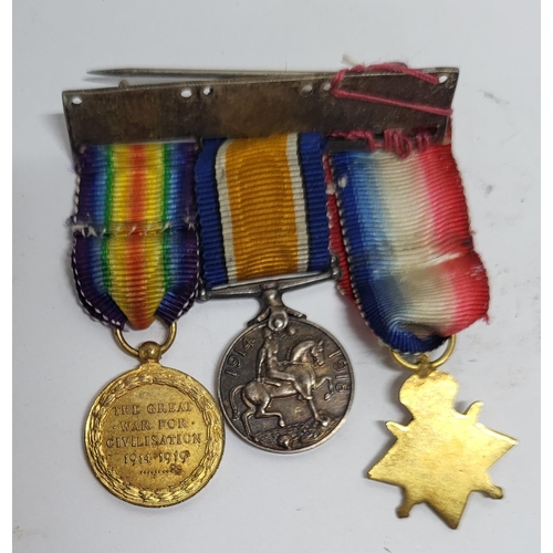 66 - Collection of three ww1 medals (3)