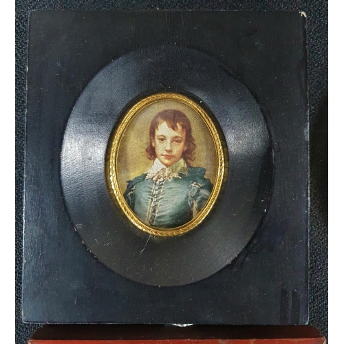 79 - Four fine quality decorative portrait miniatures, all framed (4)