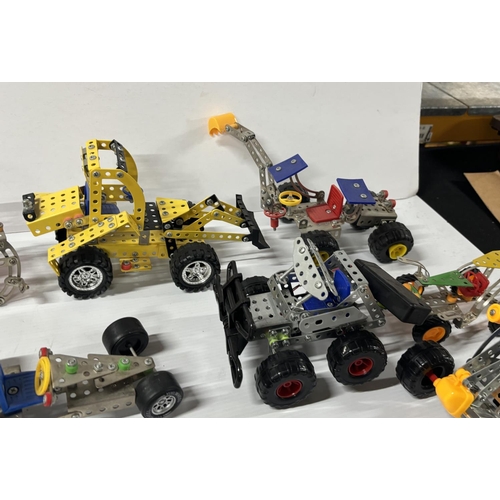 99 - Meccano made vehicles (Qty)