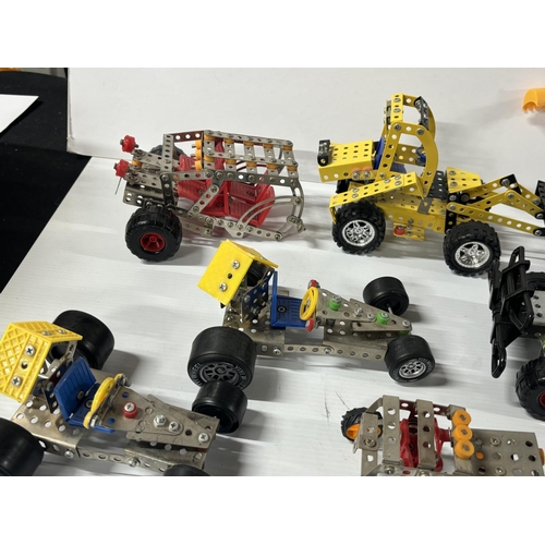 99 - Meccano made vehicles (Qty)