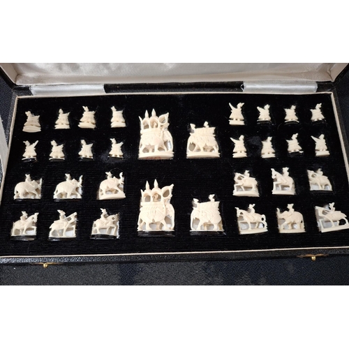 111 - Fine quality traveling chess set