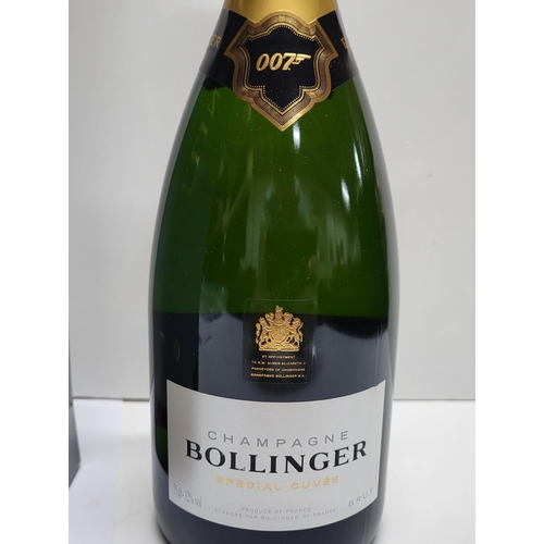 133 - A bottle of Bollinger Champagne Special Cuvee in 007 box 75cl